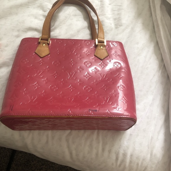 Louis Vuitton hot pink Vernis Houston tote - Picture 4 of 5